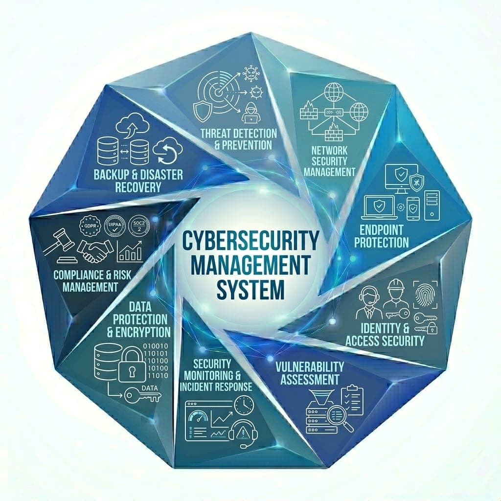 Cybersecurity Management System visual