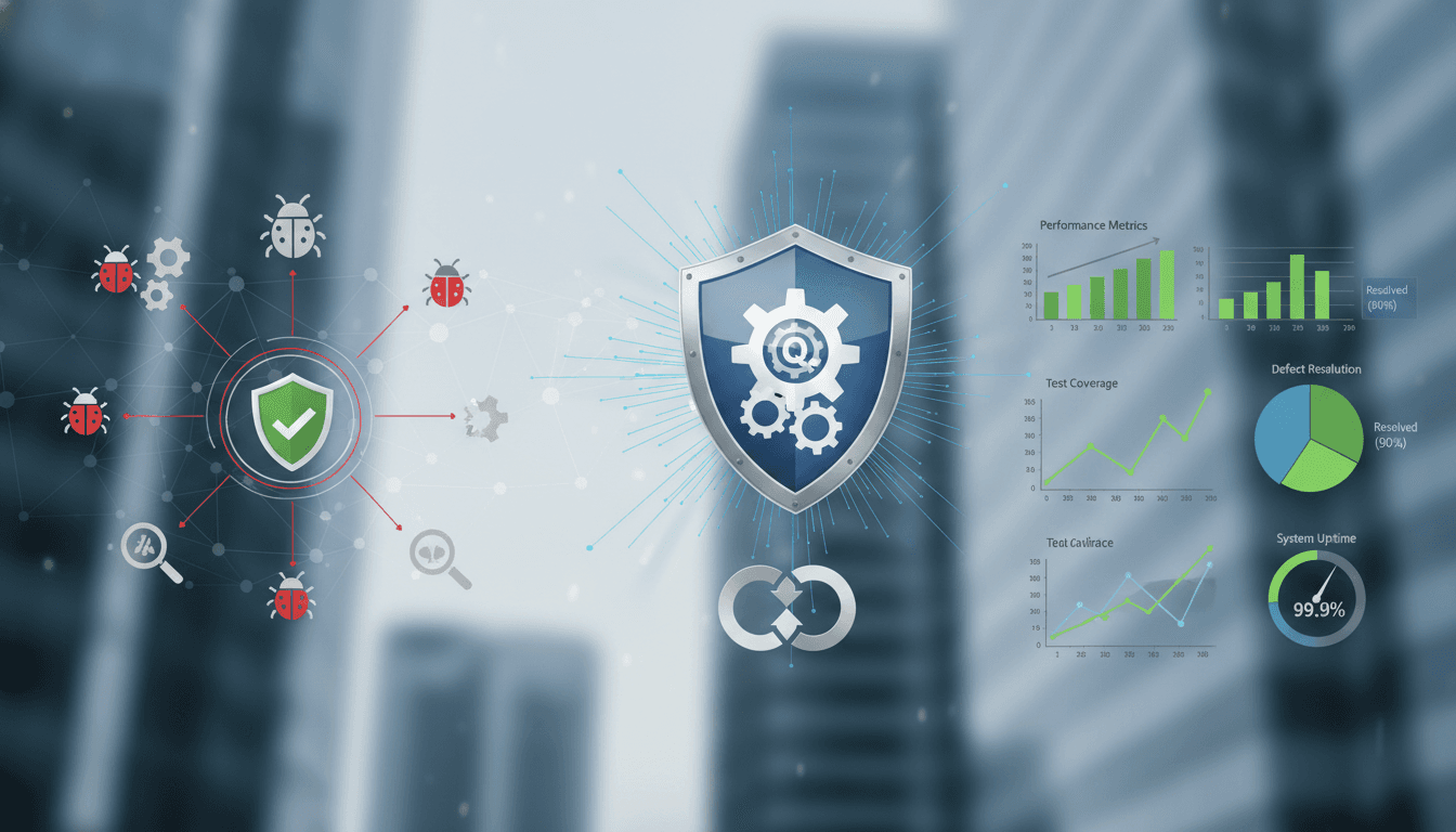 Illustration for quality assurance, monitoring, and managed support