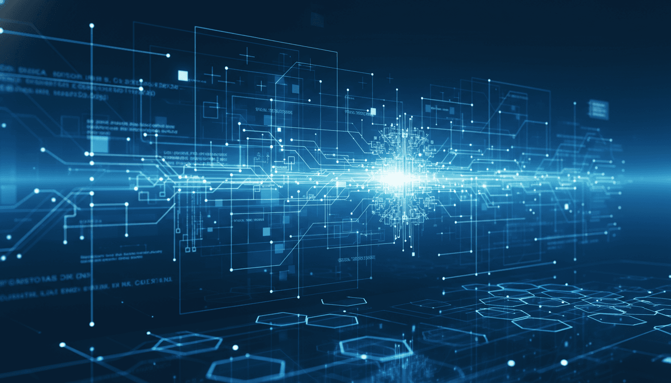 Illustration for enterprise software platforms and connected operations